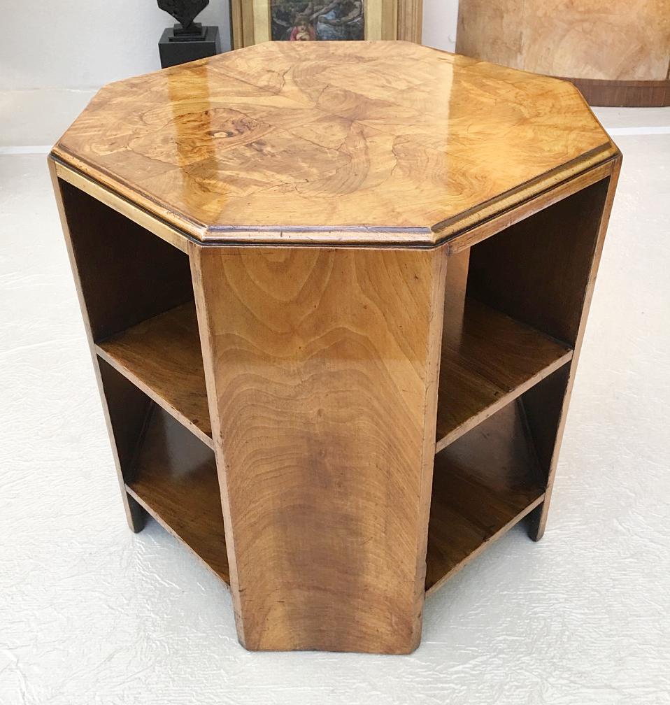 A vintage sideboard in walnut set on torpedo legs with brass feet. Original metal and enamalled handles. By JB van Scriver, label to interior.  Dimensions: H 83cm, W 157cm, D 51cm  Origin: American,  Date:  circa 1950  Item No: 171205
