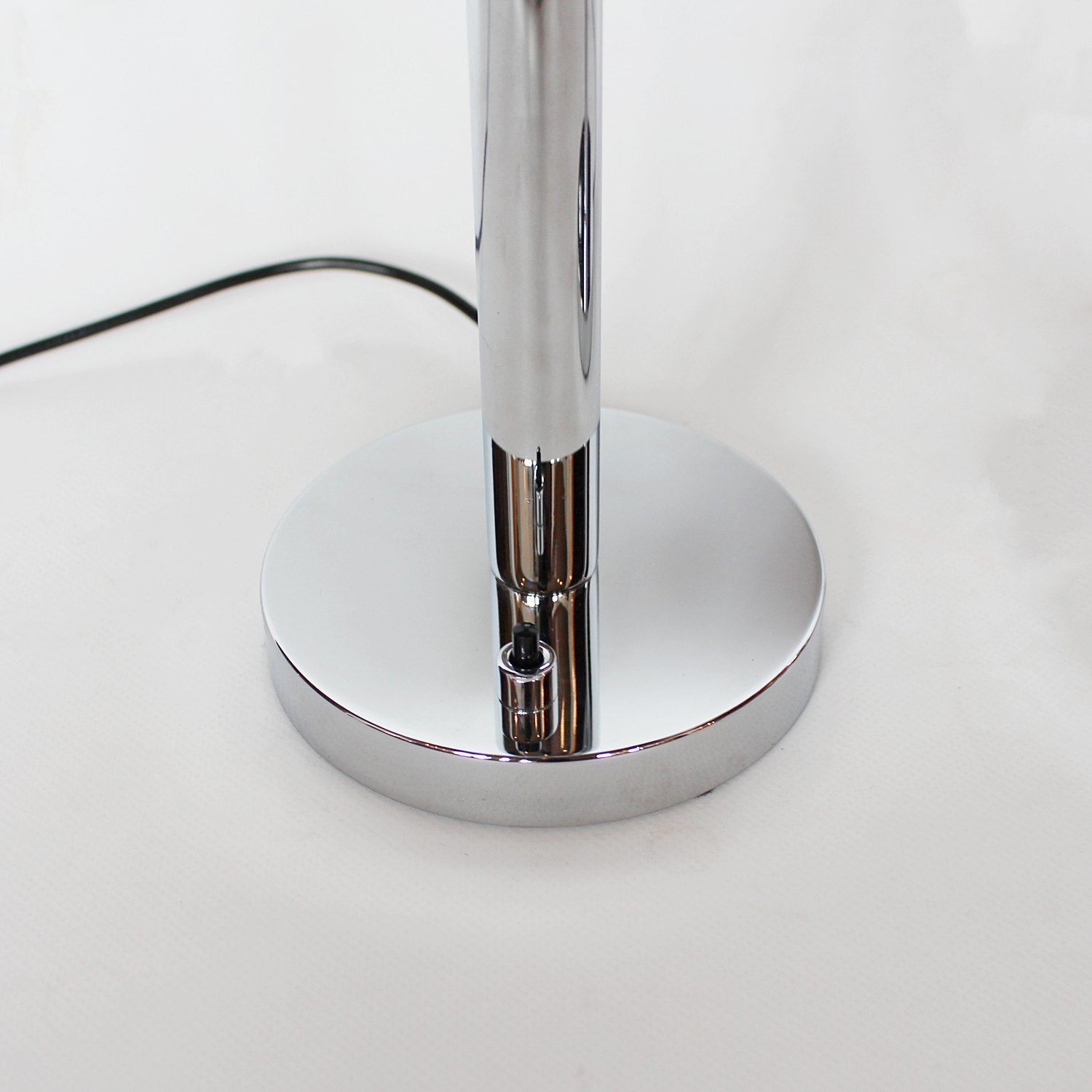 Art Deco chromed metal and glass table lamps at Jeroen Markies