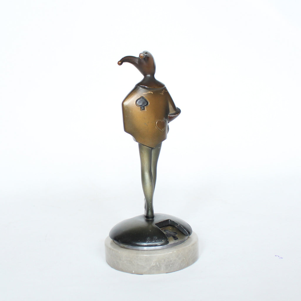 Roland Paris Art Deco trump marker for bridge at Jeroen Markies