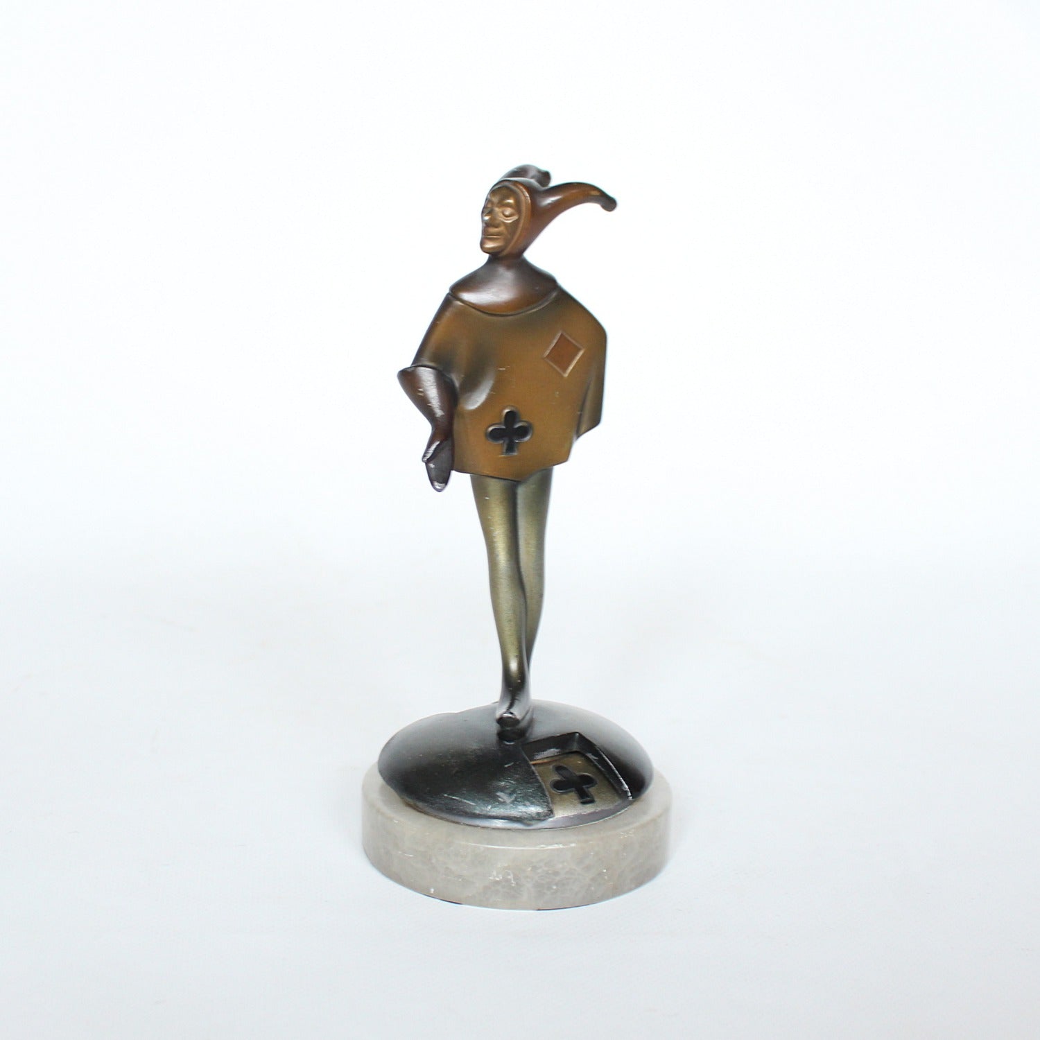 Roland Paris Art Deco trump marker for bridge at Jeroen Markies