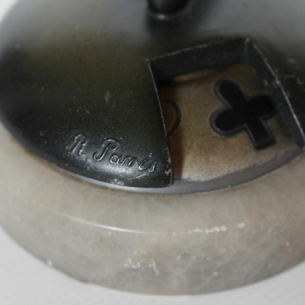 Roland Paris Art Deco trump marker for bridge at Jeroen Markies