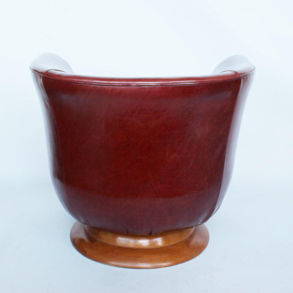 French Art Deco tulip chairs circa 1930