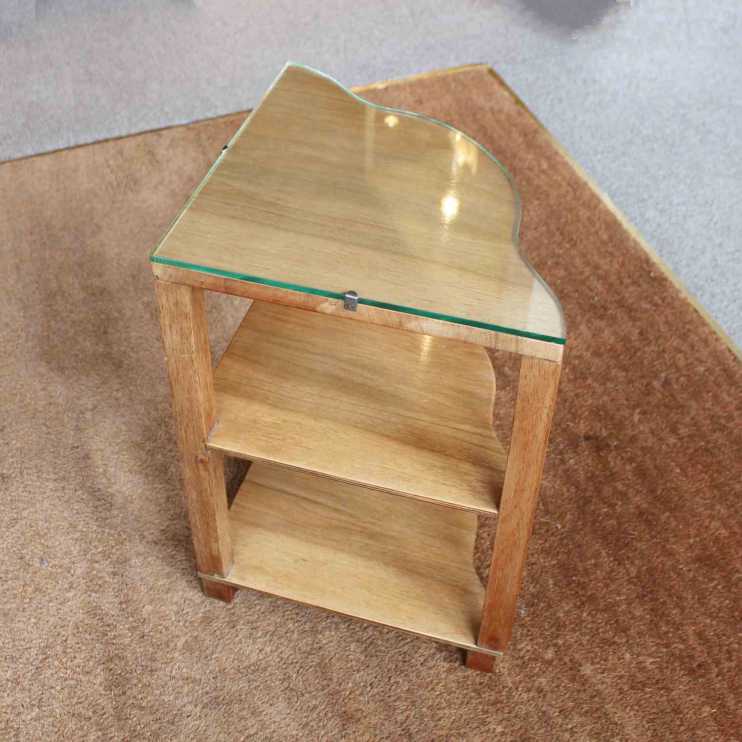 Art Deco walnut coffee table circa 1930 at Jeroen Markies