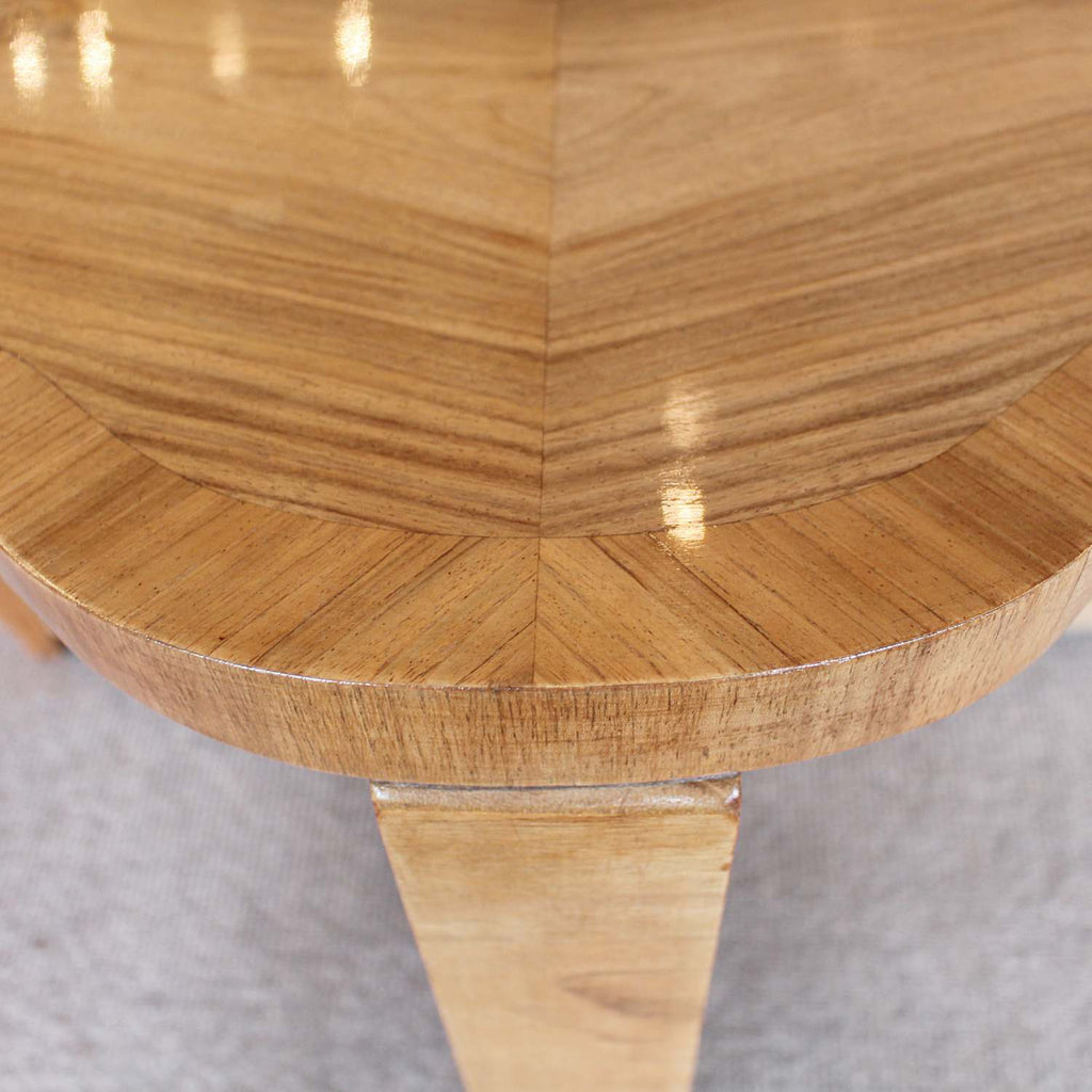 Art Deco walnut coffee table circa 1930 at Jeroen Markies