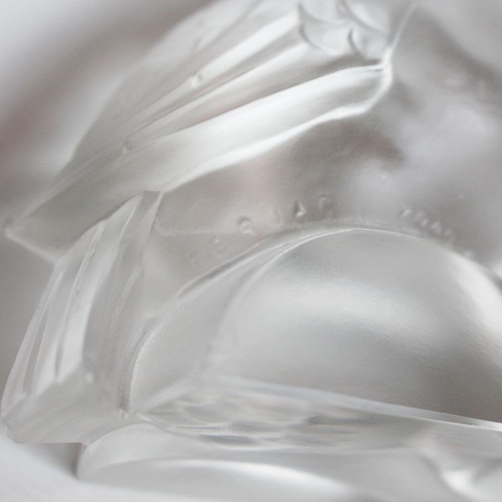 Ferjac Art Deco moulded glass birds at Jeroen Markies