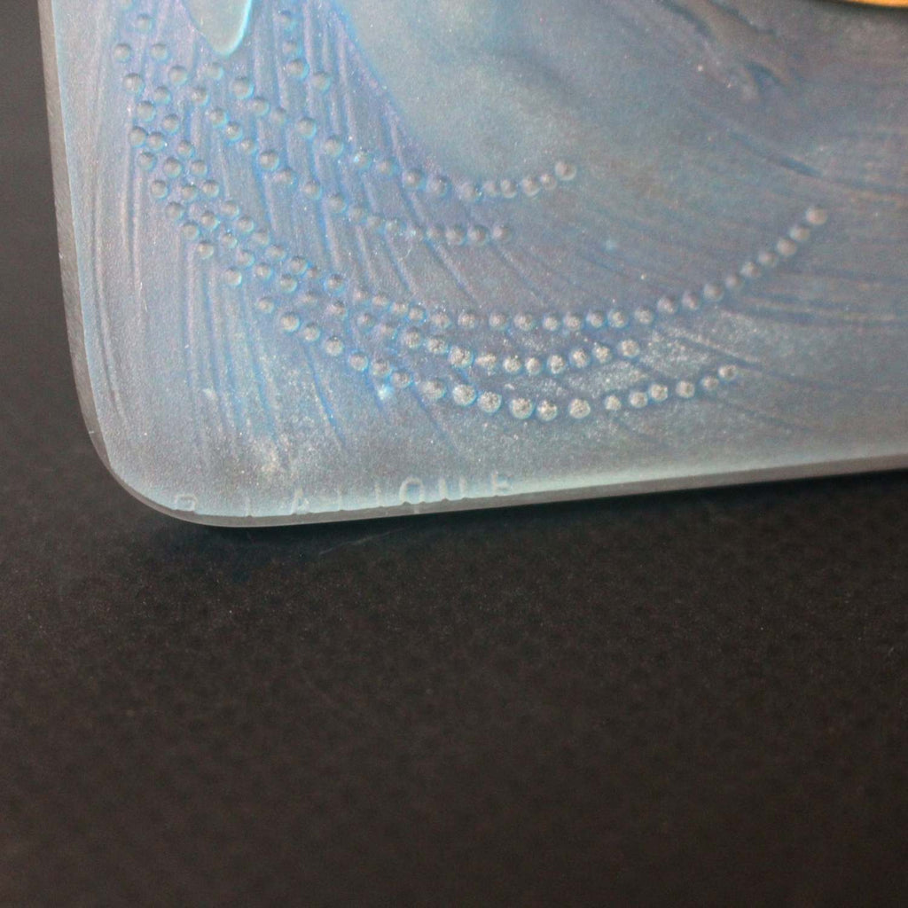 Art Deco Lalique Naiades clock at Jeroen Markies