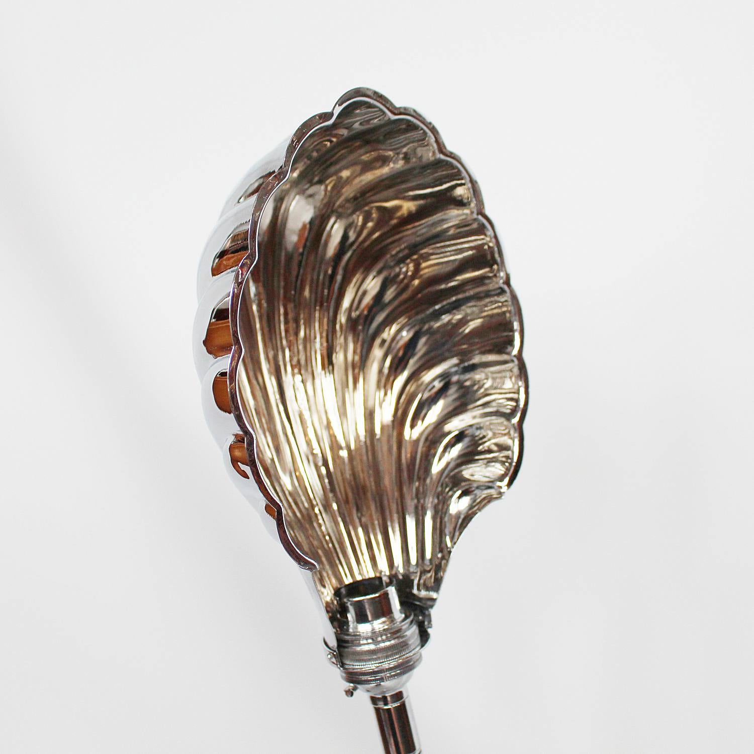 Art Deco Shell Lamp