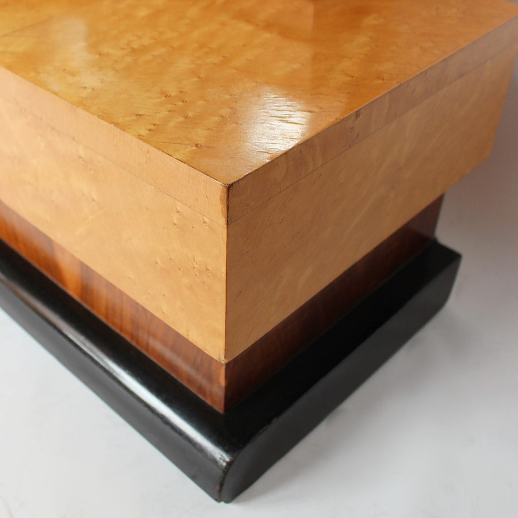 Art Deco freestanding mirror with drawers CIRCA 1930 at Jeroen Markies