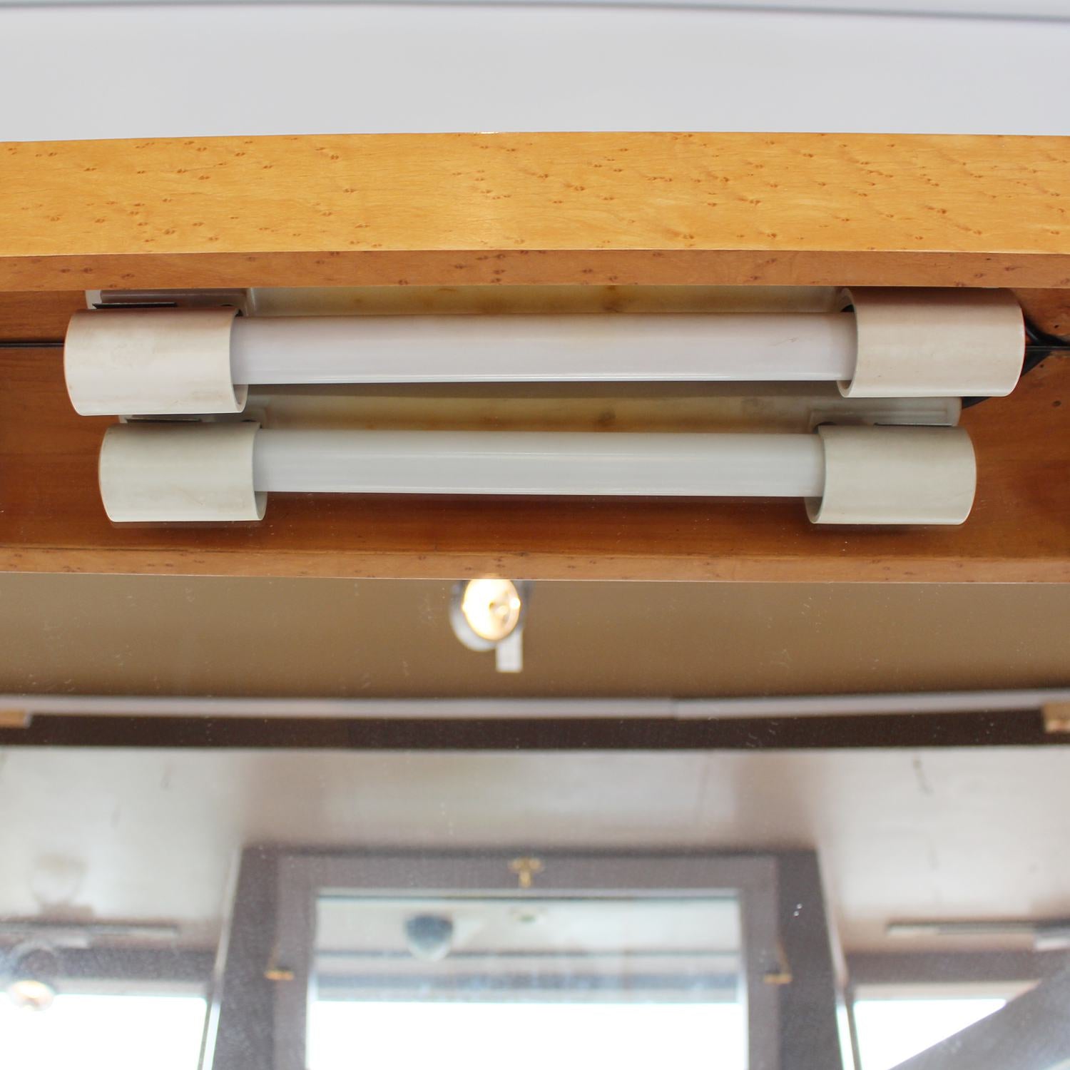 Art Deco freestanding mirror with drawers CIRCA 1930 at Jeroen Markies