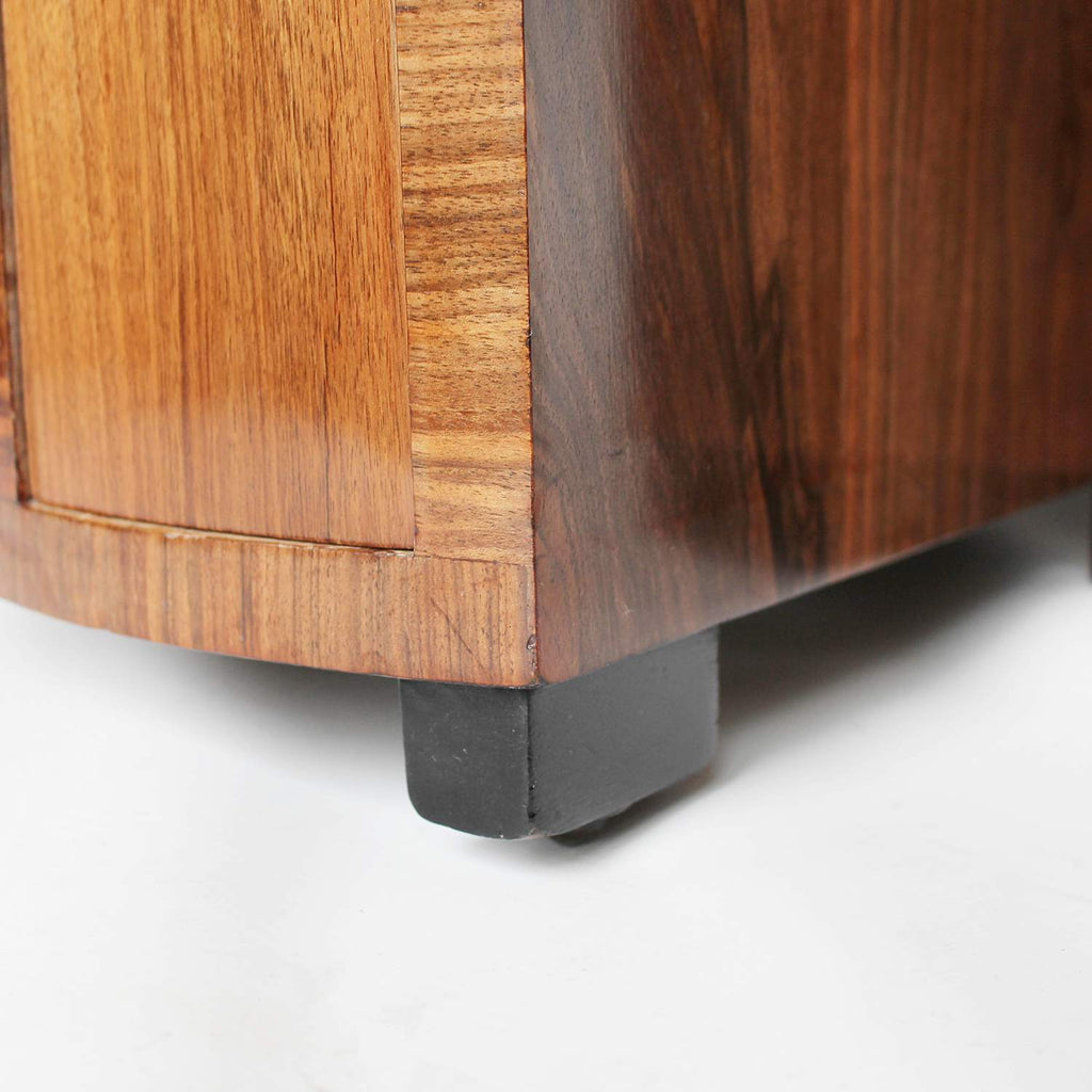 Art Deco library table with integral drawer circa 1930