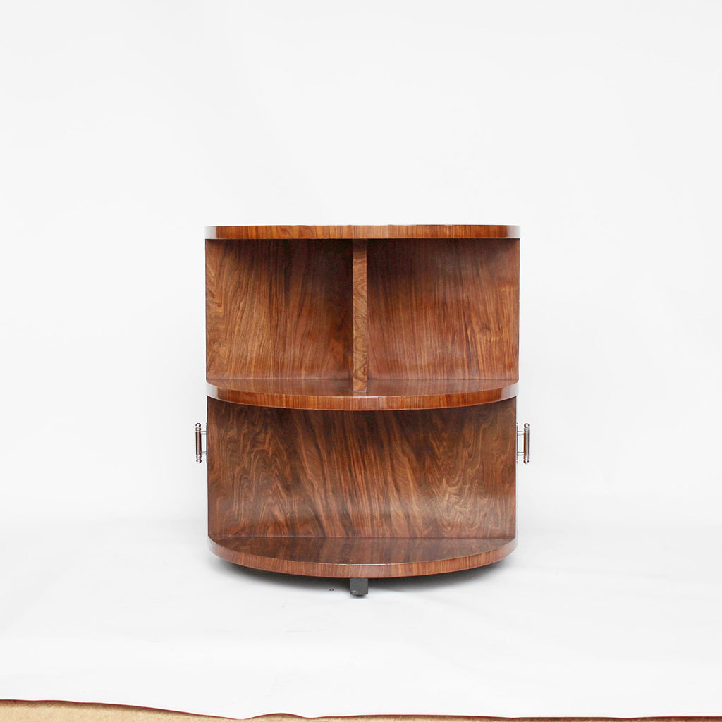 Art Deco library table with integral drawer circa 1930