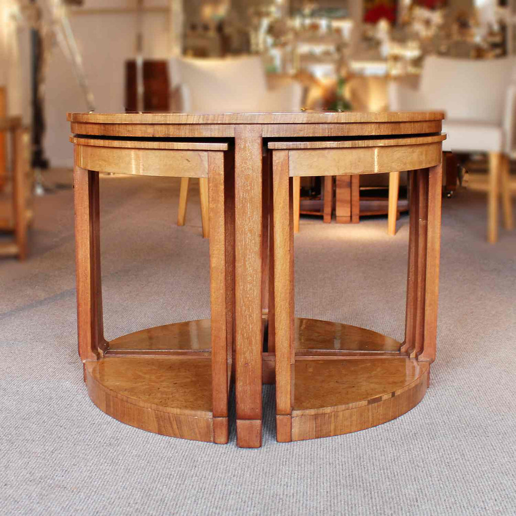 Art Deco nest of tables circa 1930 at Jeroen Markies