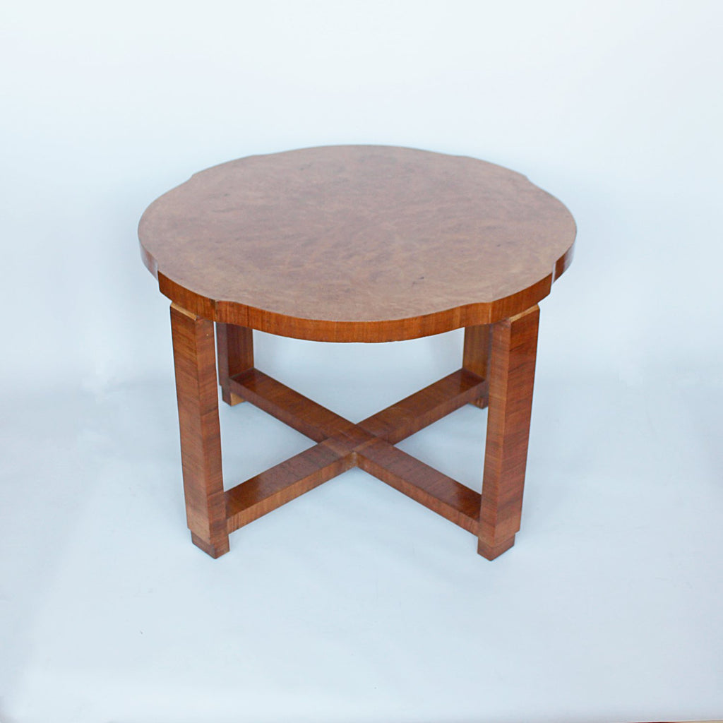 Art Deco nest of tables in walnut circa 1930