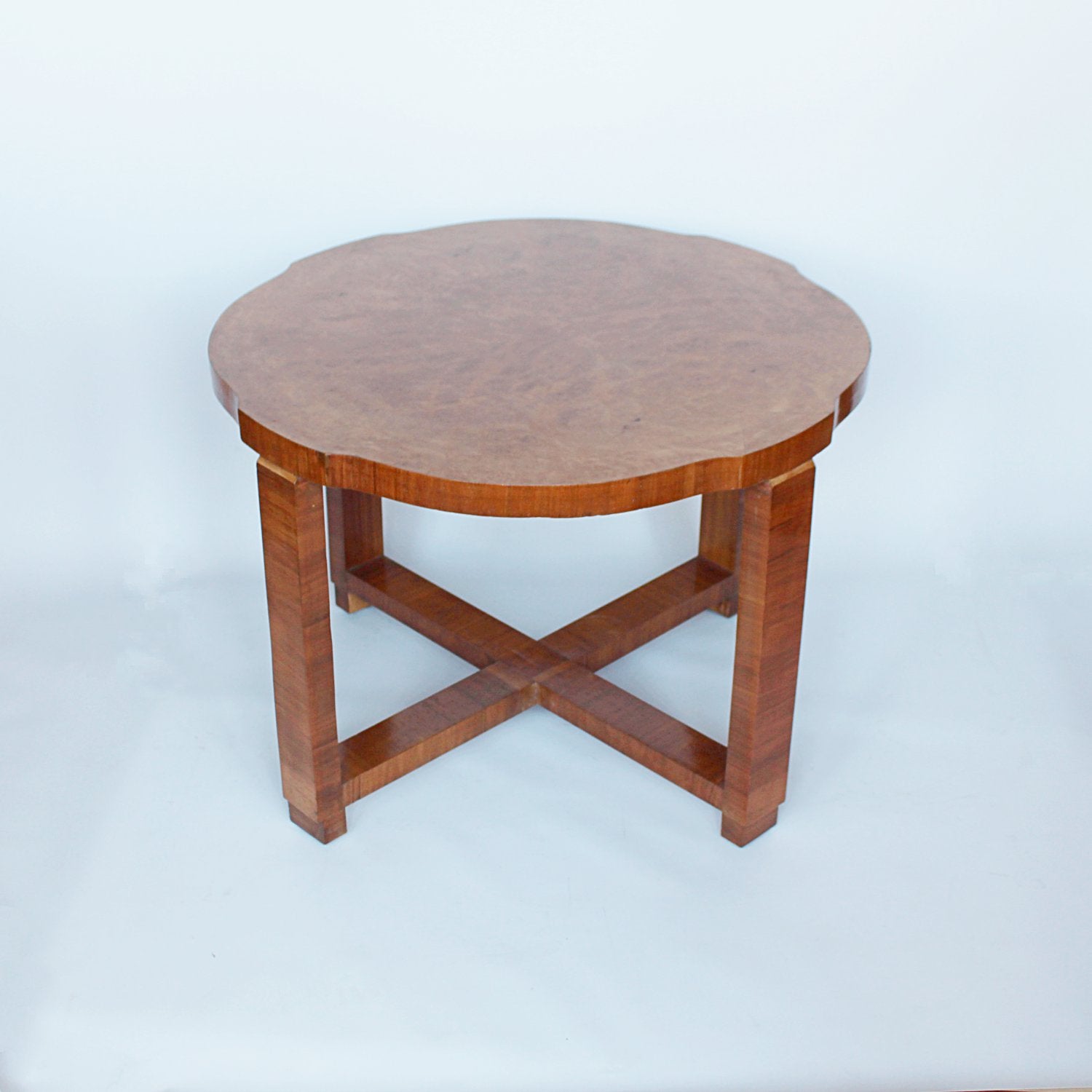 Art Deco nest of tables in walnut circa 1930
