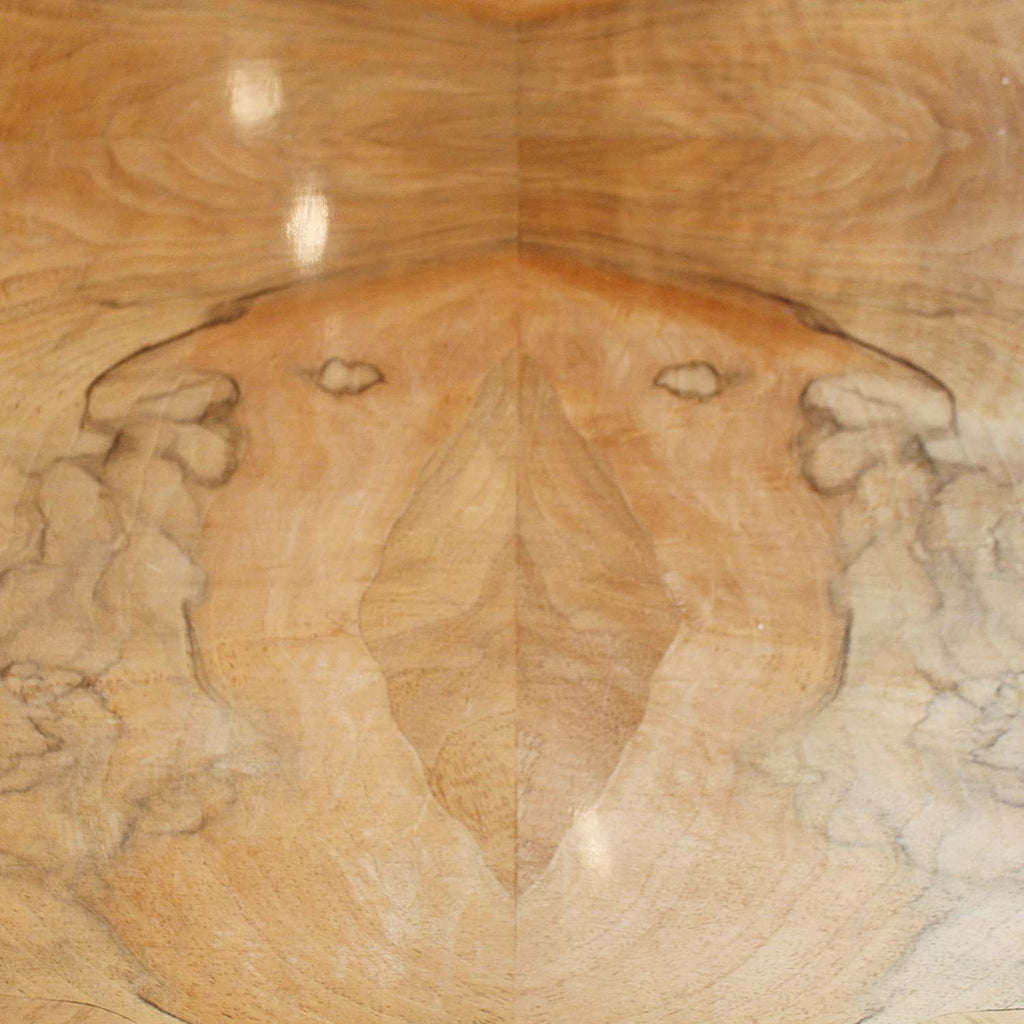 Art Deco nest of tables in burr walnut circa 1930 at Jeroen Markies