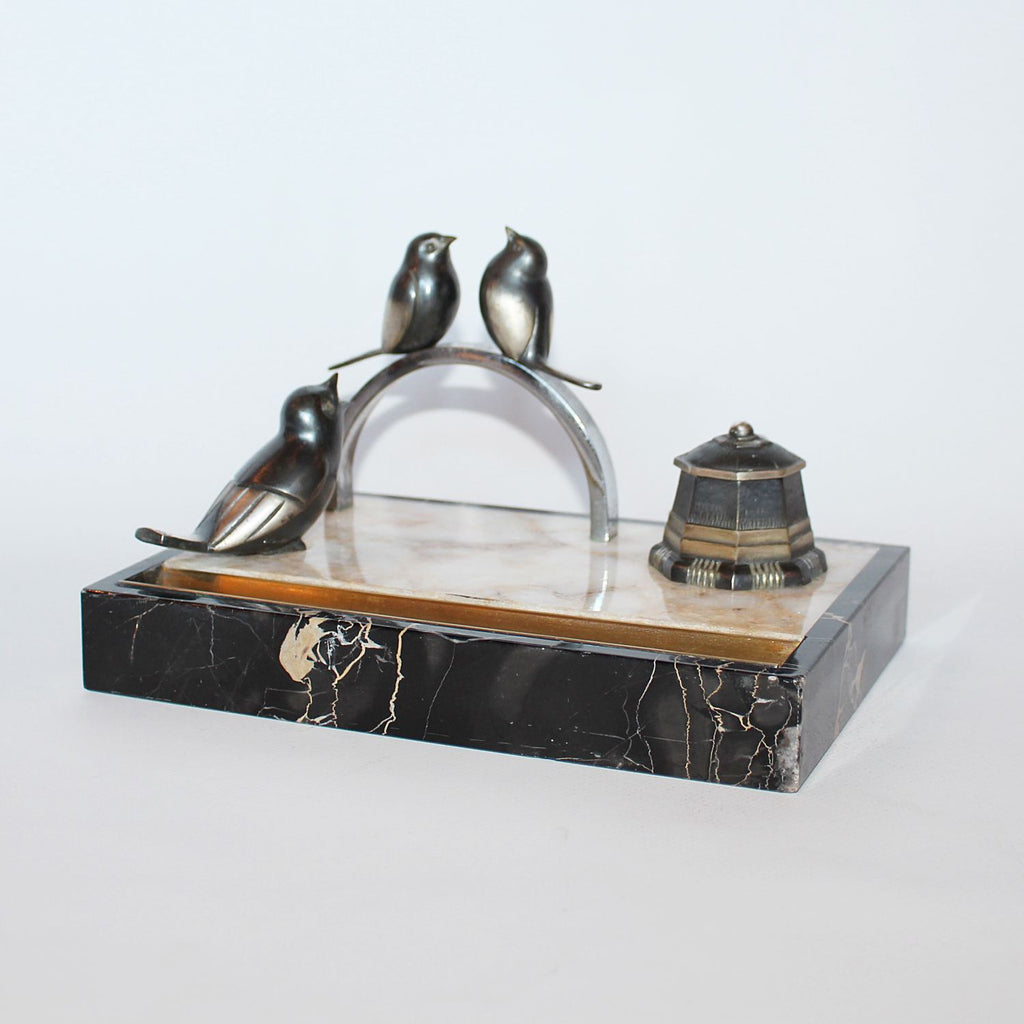 Art Deco pen and ink stand