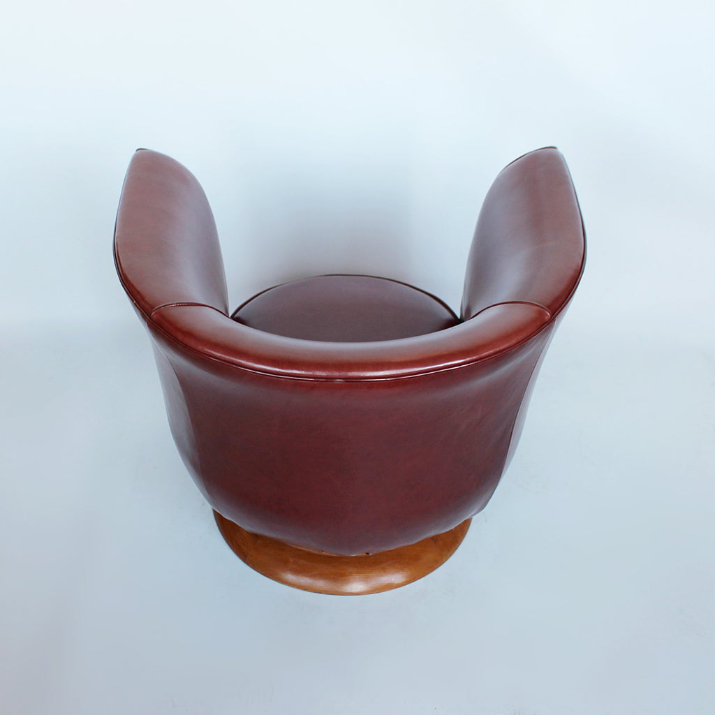 French Art Deco tulip chairs circa 1930