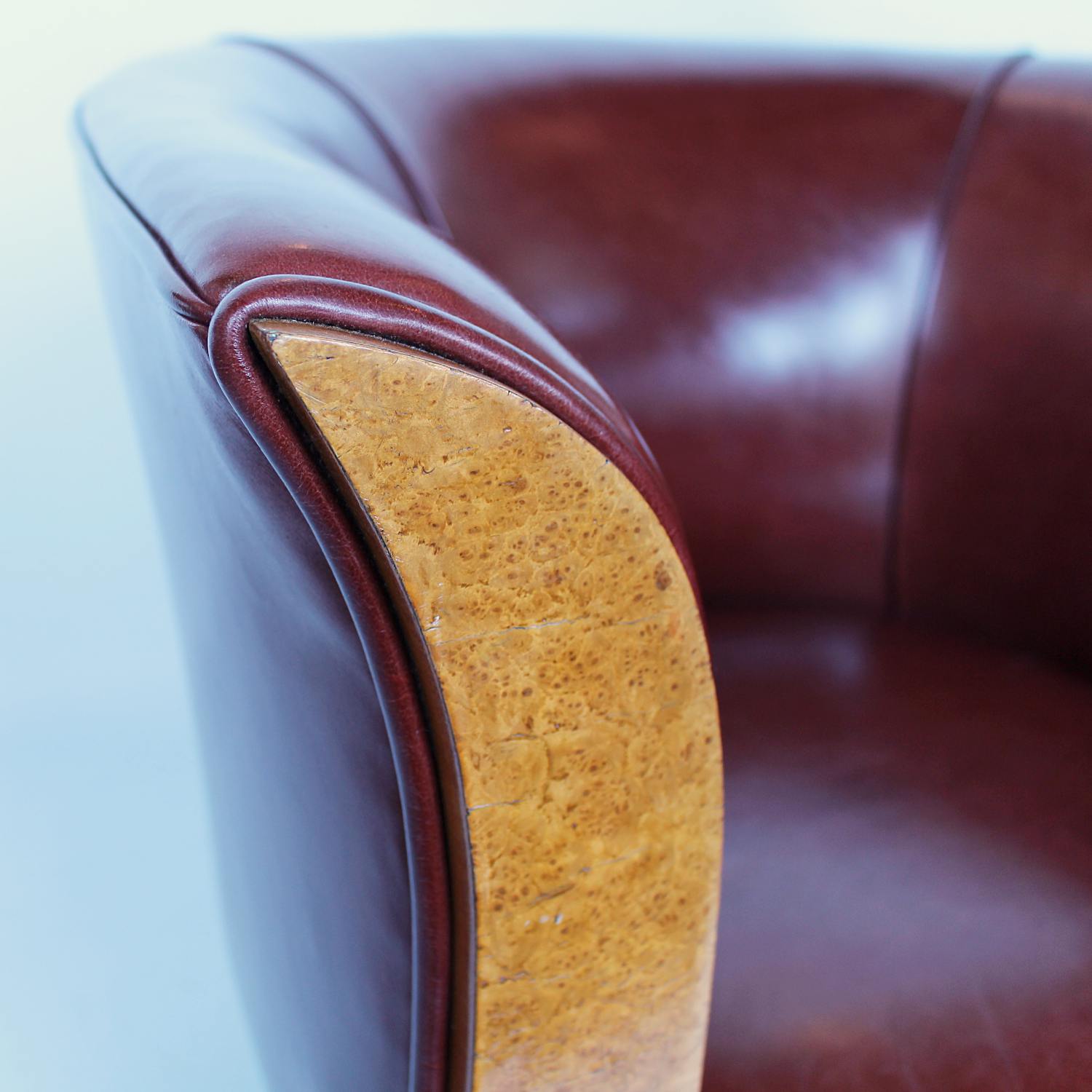 French Art Deco tulip chairs circa 1930