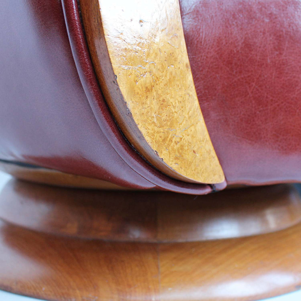 French Art Deco tulip chairs circa 1930