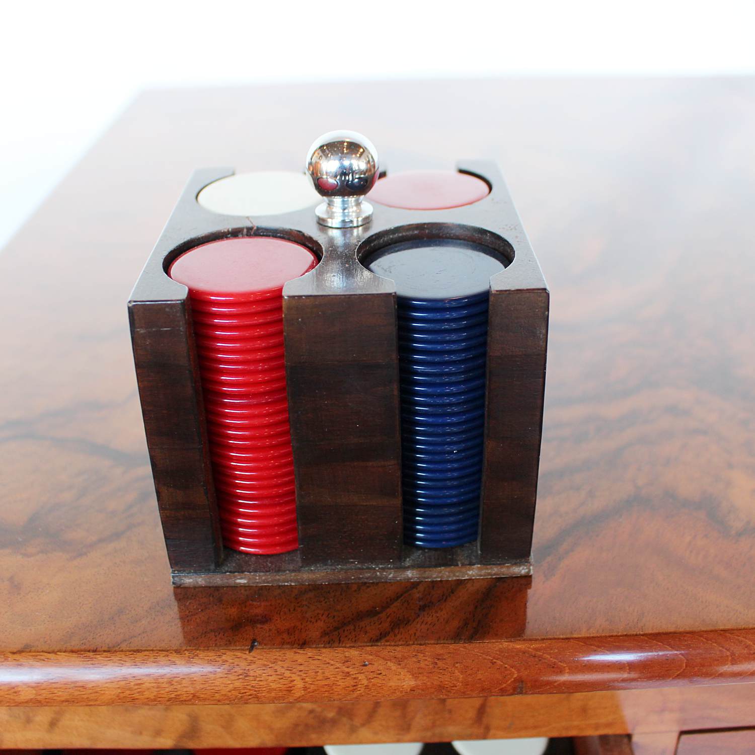 Original Art Deco gaming table by Asprey of London circa 1930