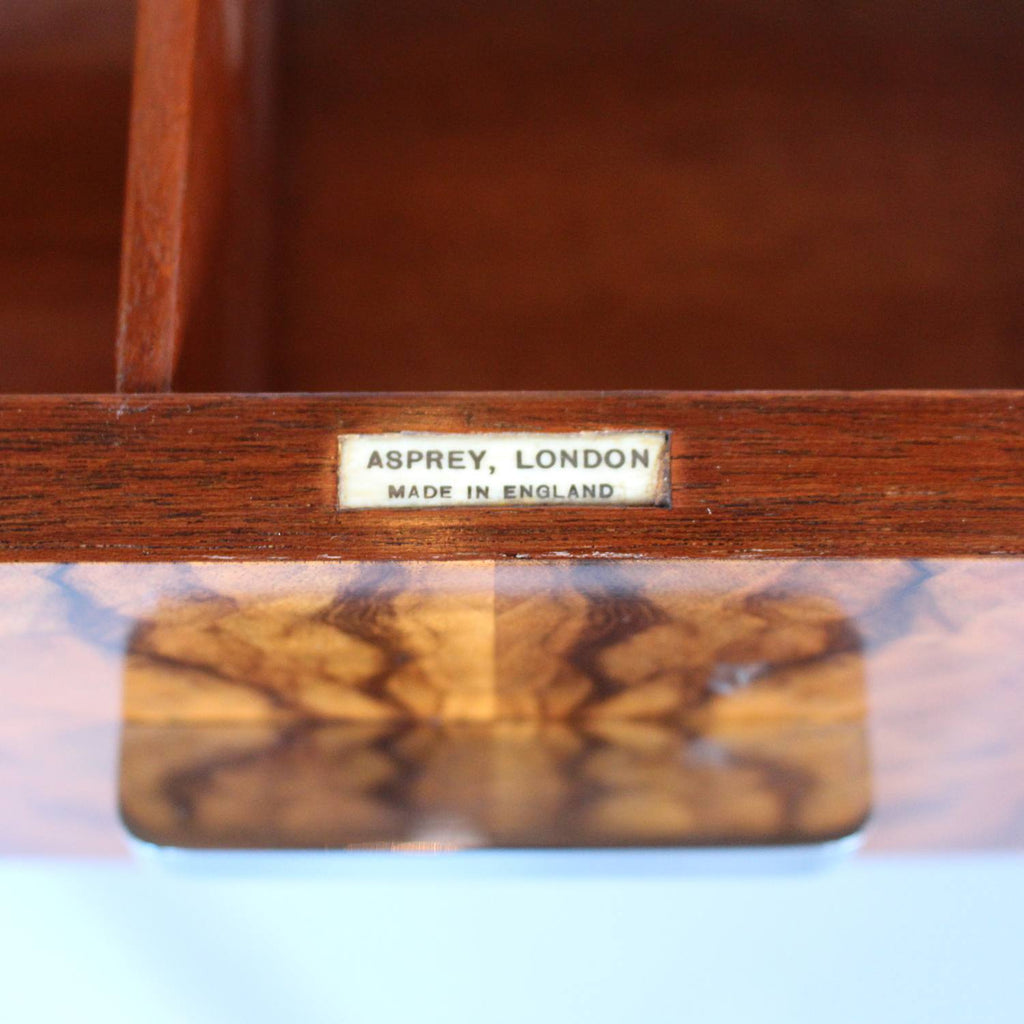 Original Art Deco gaming table by Asprey of London circa 1930