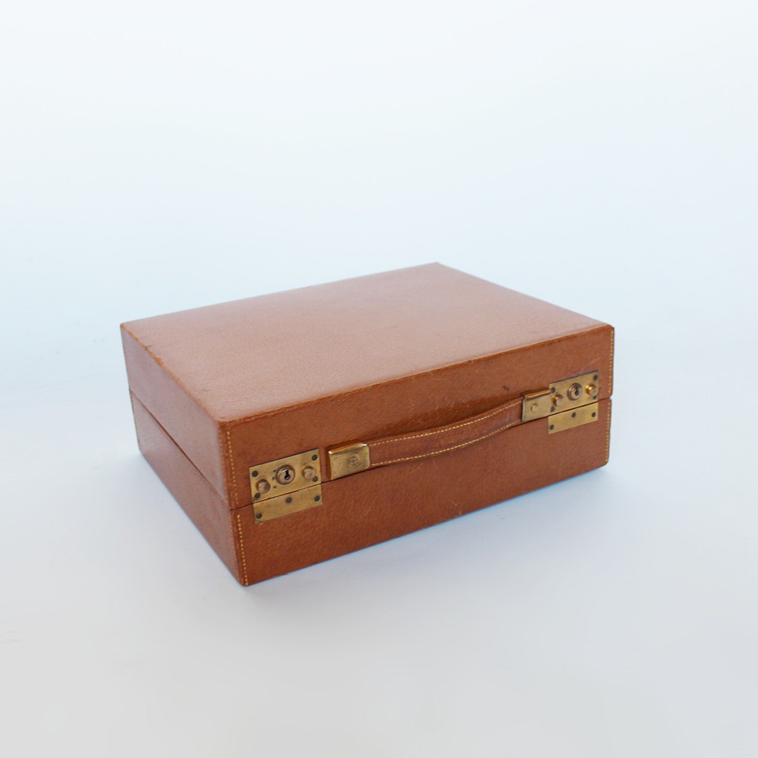 Asprey Art Deco silver vanity set dated 1937