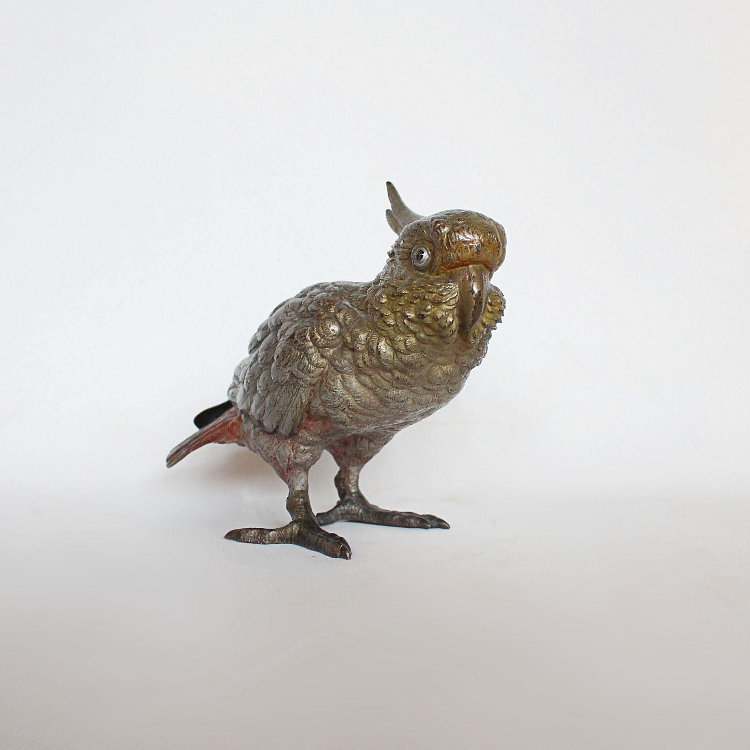 Austrian cold painted bronze cockatoo CIRCA 1900 at Jeroen Markies