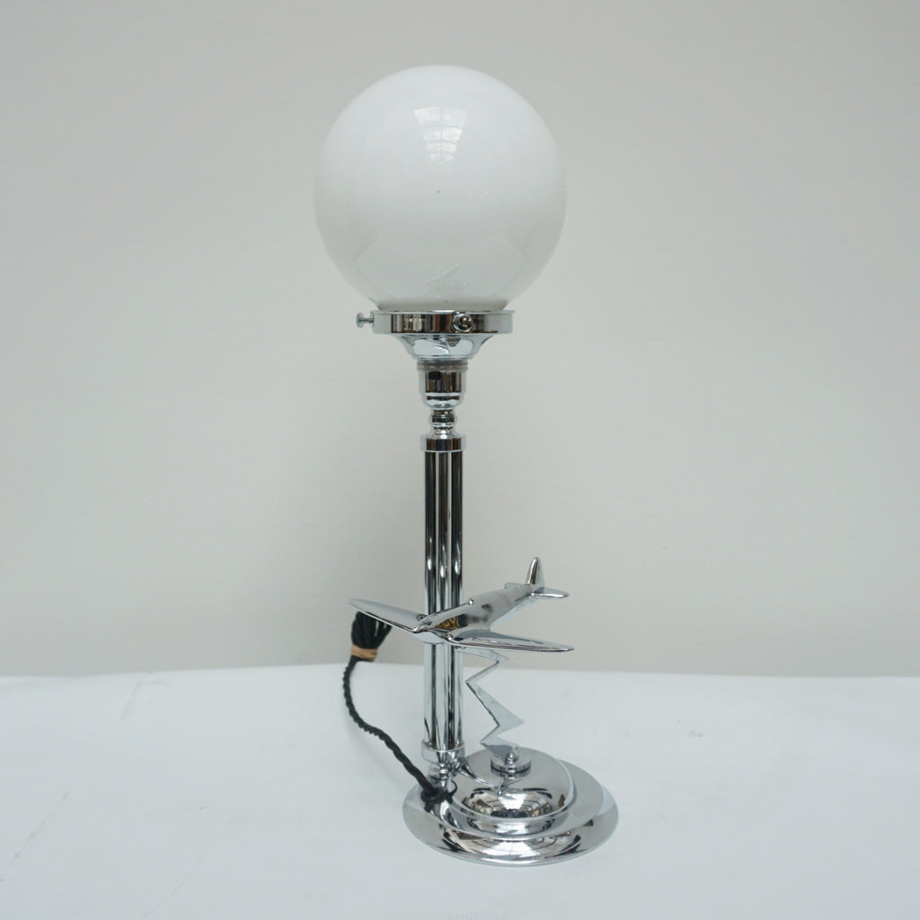 Vintage Spitfire Aviation Table Lamp - Jeroen Markies Art Deco