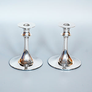 Pair of Silver Candlesticks
