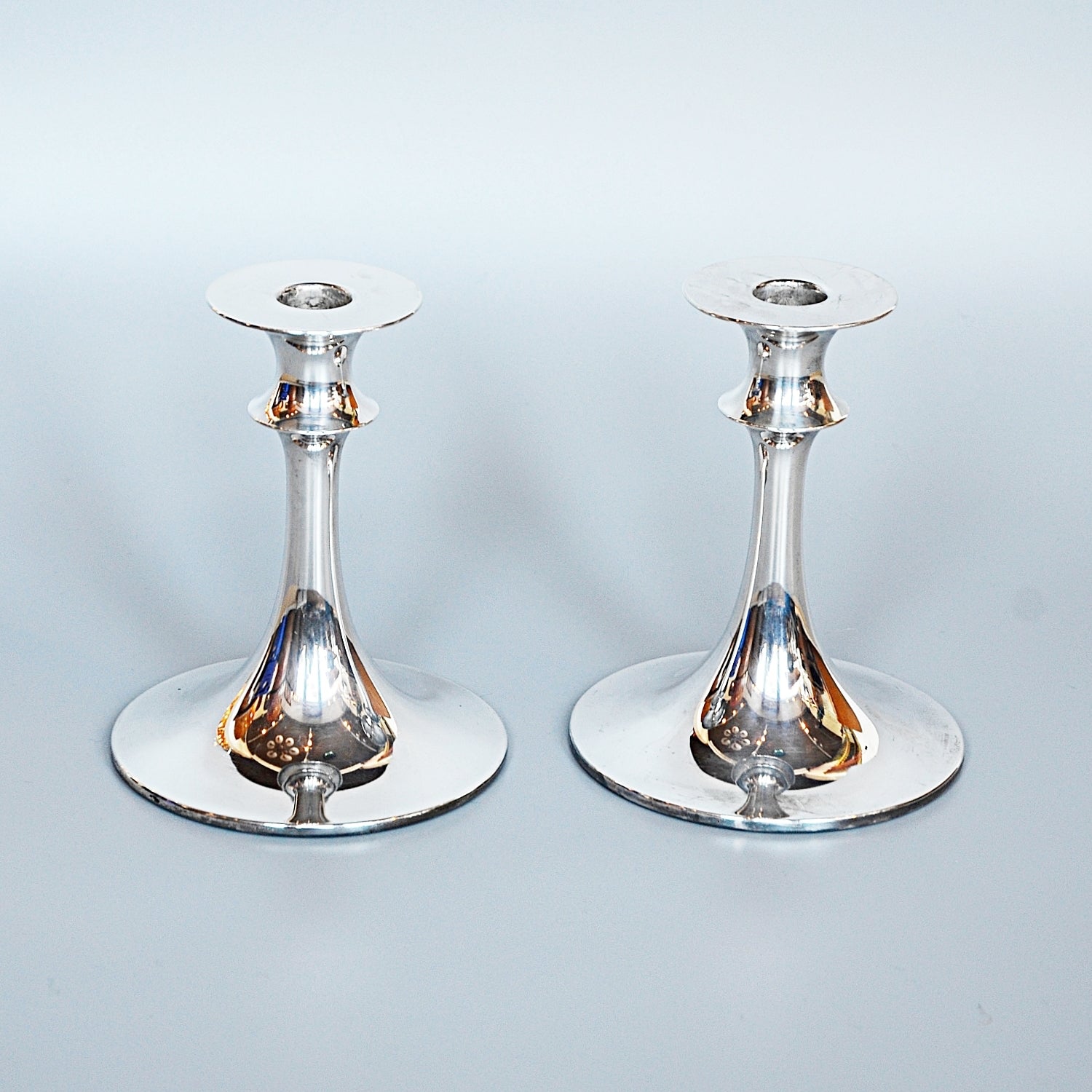 Pair of Silver Candlesticks