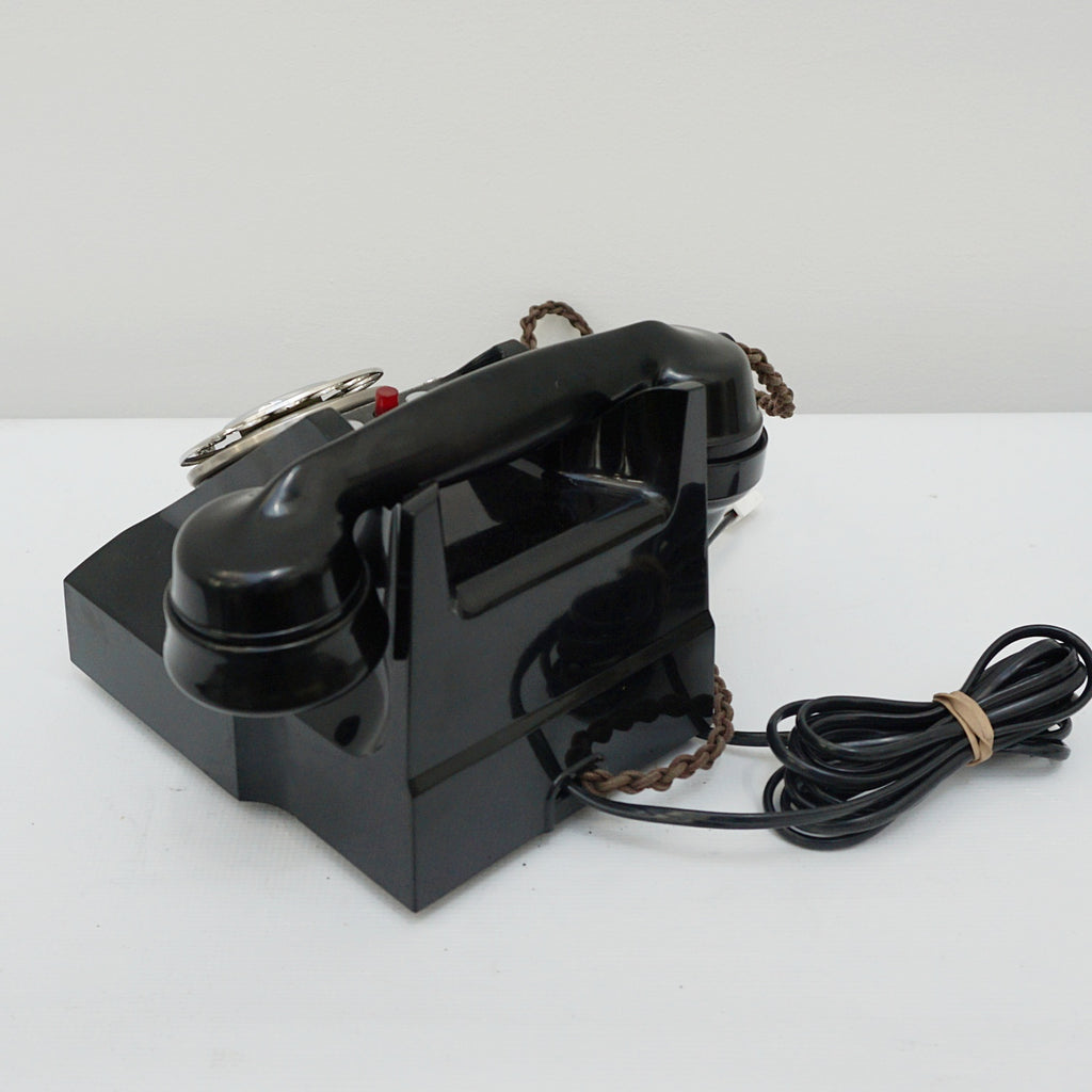 Original GPO Black Bakelite Telephone - Jeroen Markies Art Deco