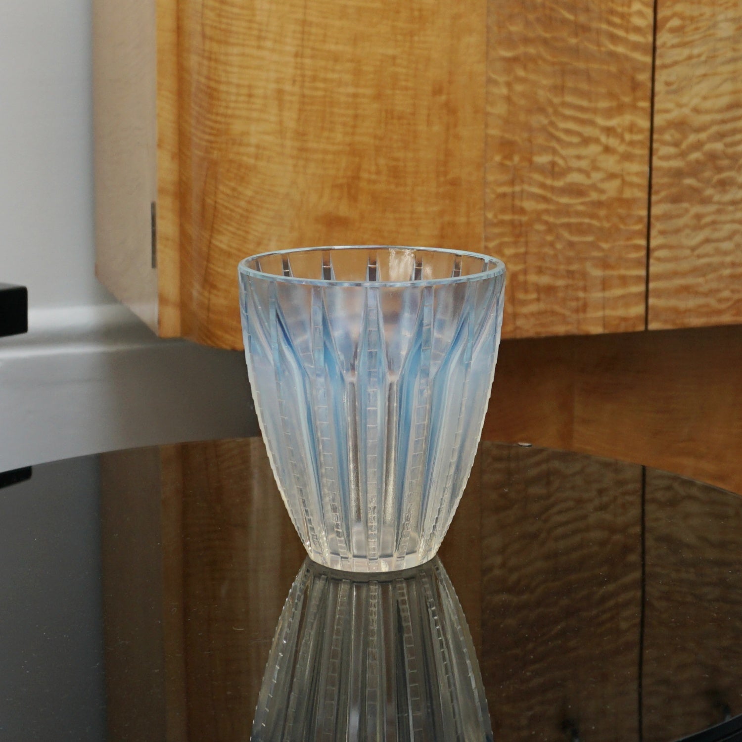 Chamonix Art Deco Opalescent Glass Vase by Rene Lalique - Jeroen Markies Art Deco
