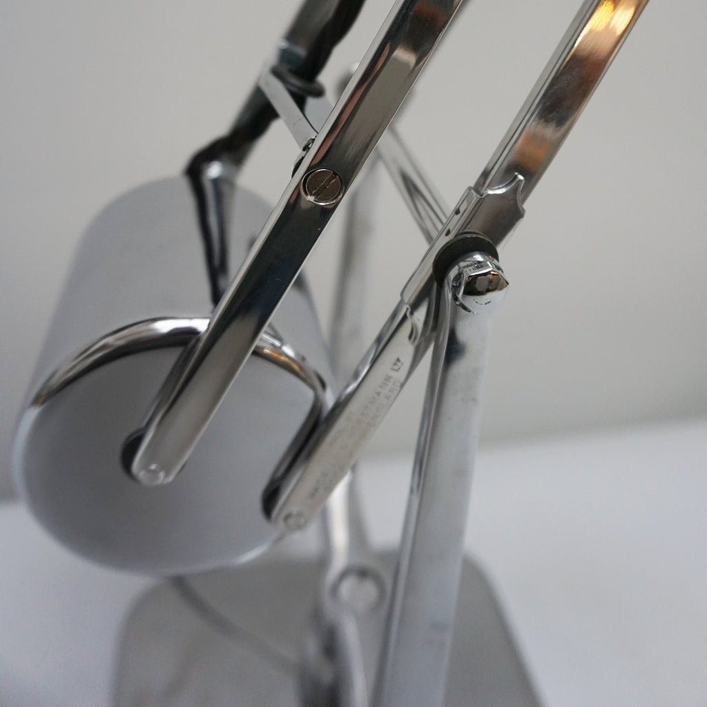 Hadrill & Horstmann Counterposie Barrell Lamp - Circa 1950 - Polished Chrome Lamp- Jeroen Markies Art Deco