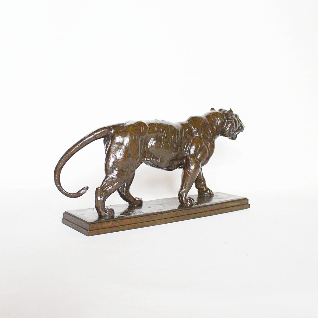 Antoine Louis Barye Walking Lion and Walking Tiger circa 1870 at Jeroen Markies