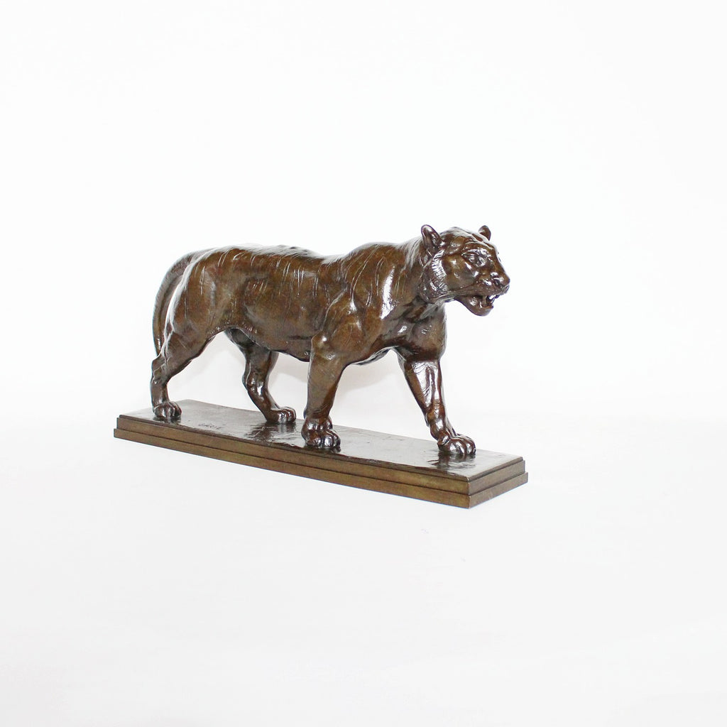 Antoine Louis Barye Walking Lion and Walking Tiger circa 1870 at Jeroen Markies