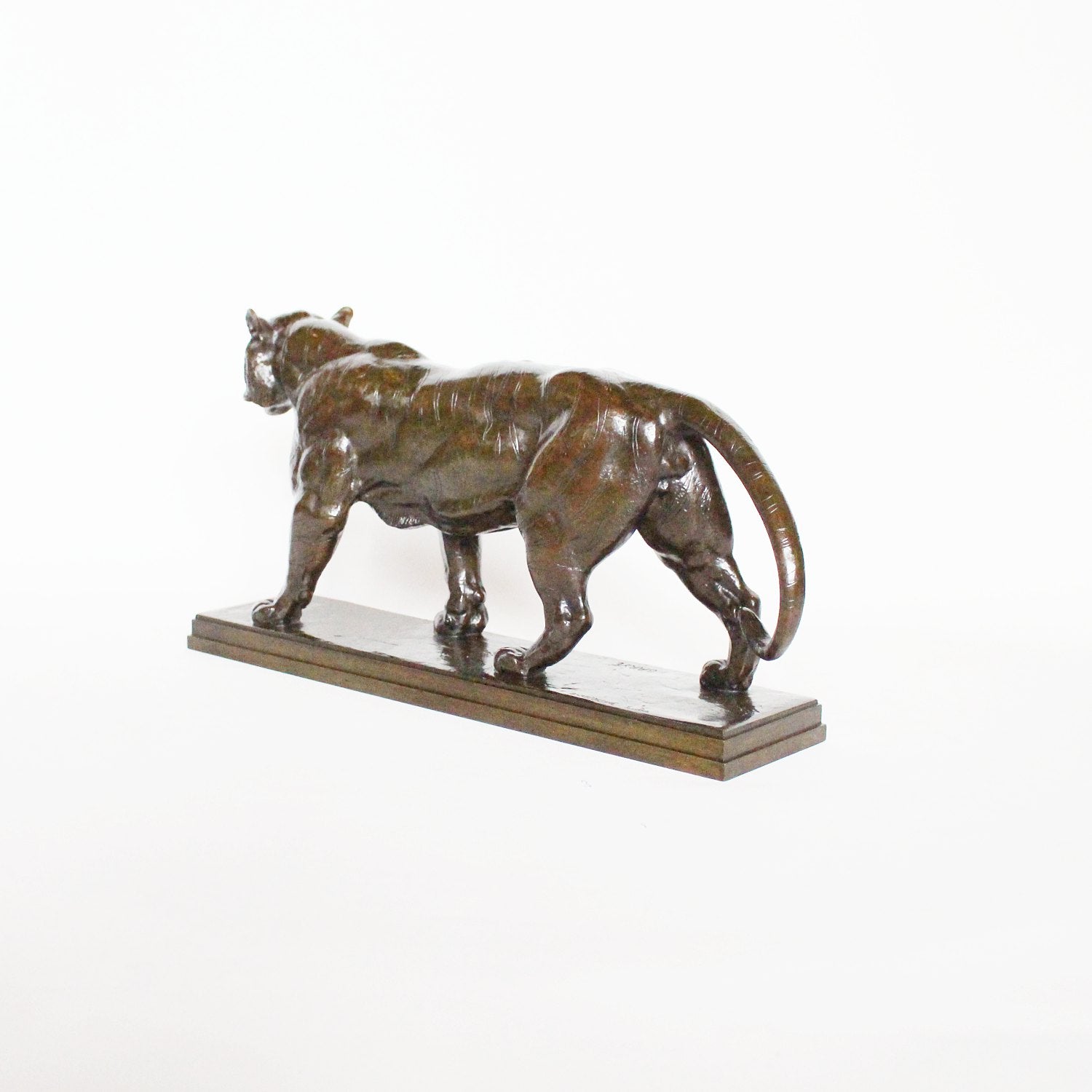 Antoine Louis Barye Walking Lion and Walking Tiger circa 1870 at Jeroen Markies