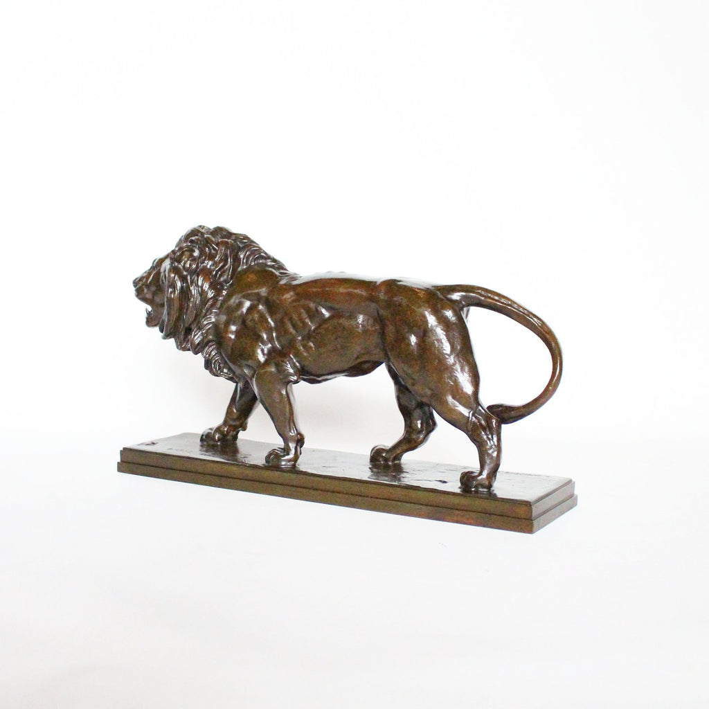 Antoine Louis Barye Walking Lion and Walking Tiger circa 1870 at Jeroen Markies