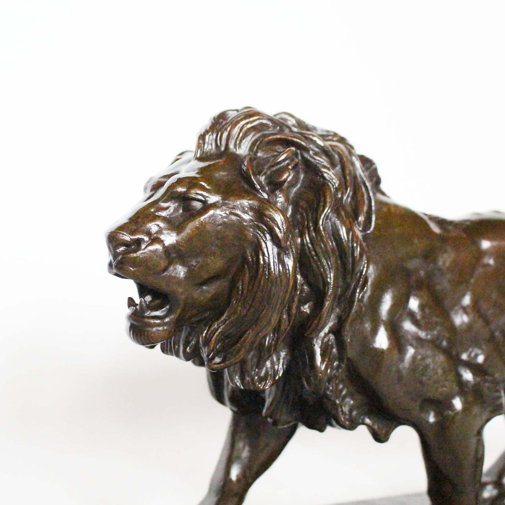 Antoine Louis Barye Walking Lion and Walking Tiger circa 1870 at Jeroen Markies