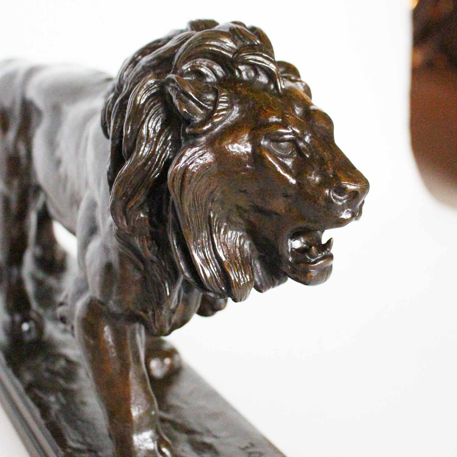 Antoine Louis Barye Walking Lion and Walking Tiger circa 1870 at Jeroen Markies