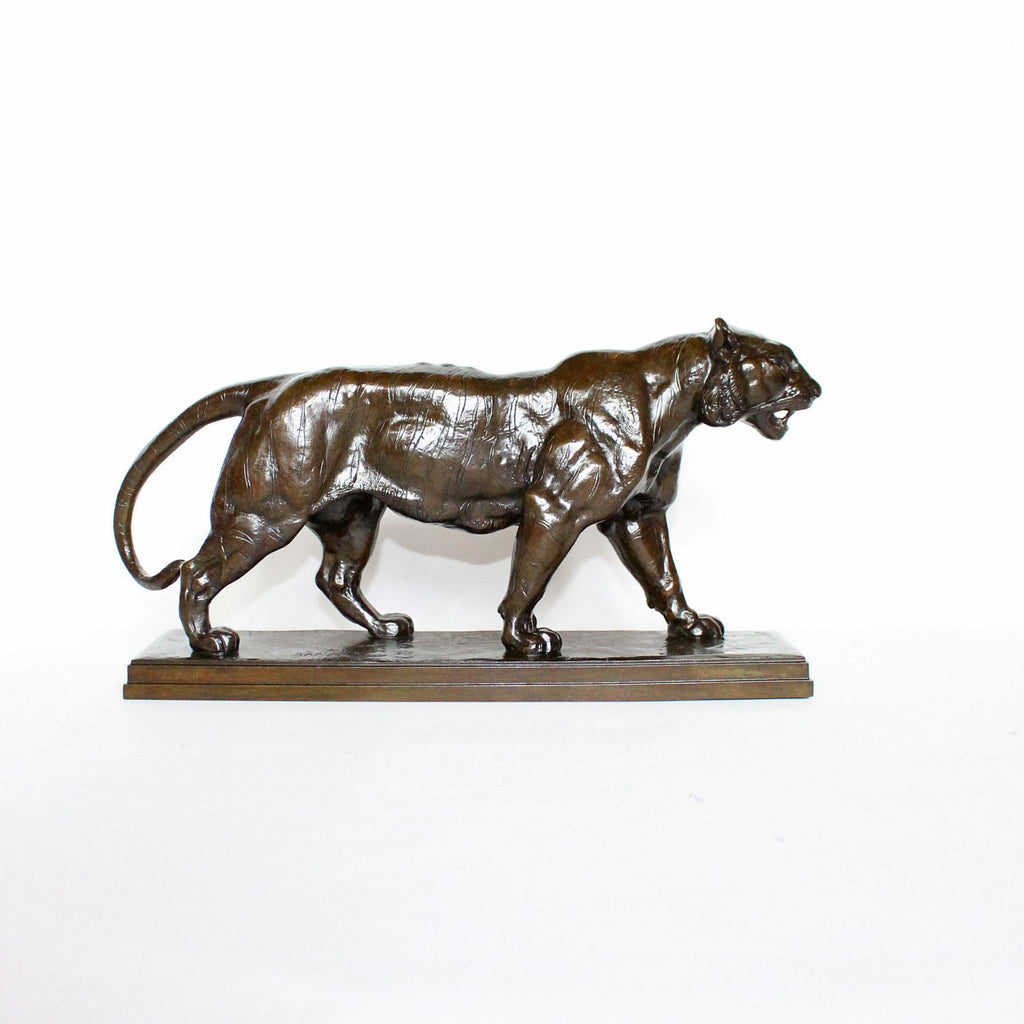 Antoine Louis Barye Walking Lion and Walking Tiger circa 1870 at Jeroen Markies