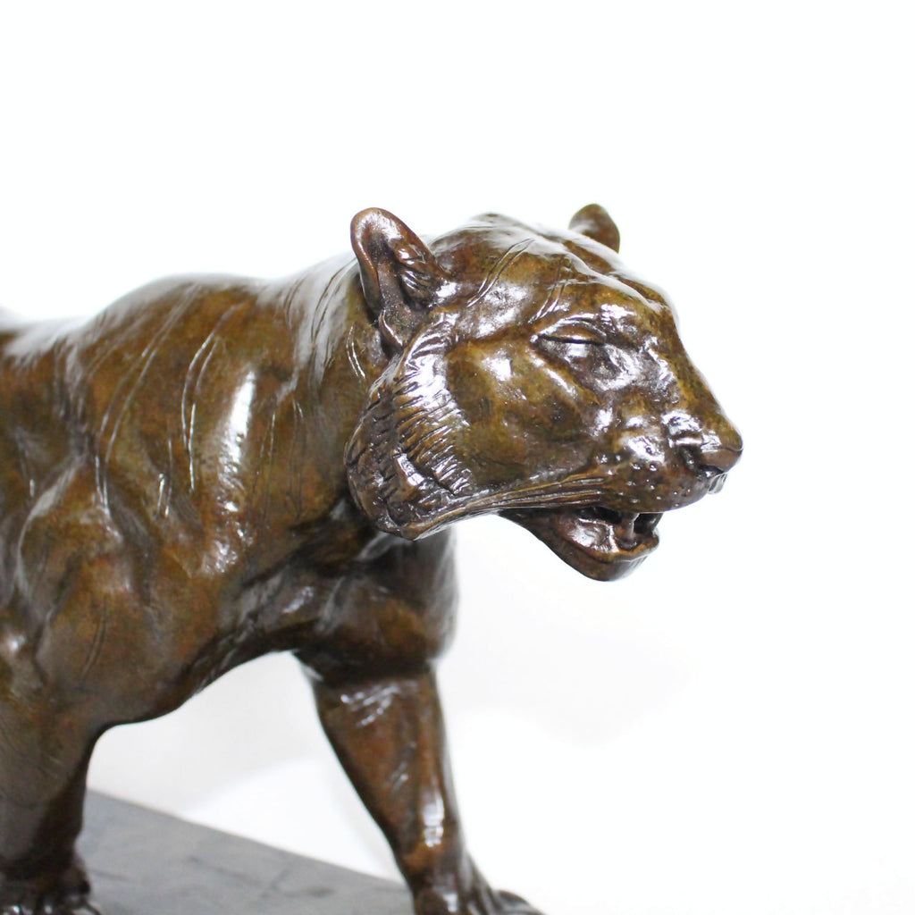 Antoine Louis Barye Walking Lion and Walking Tiger circa 1870 at Jeroen Markies