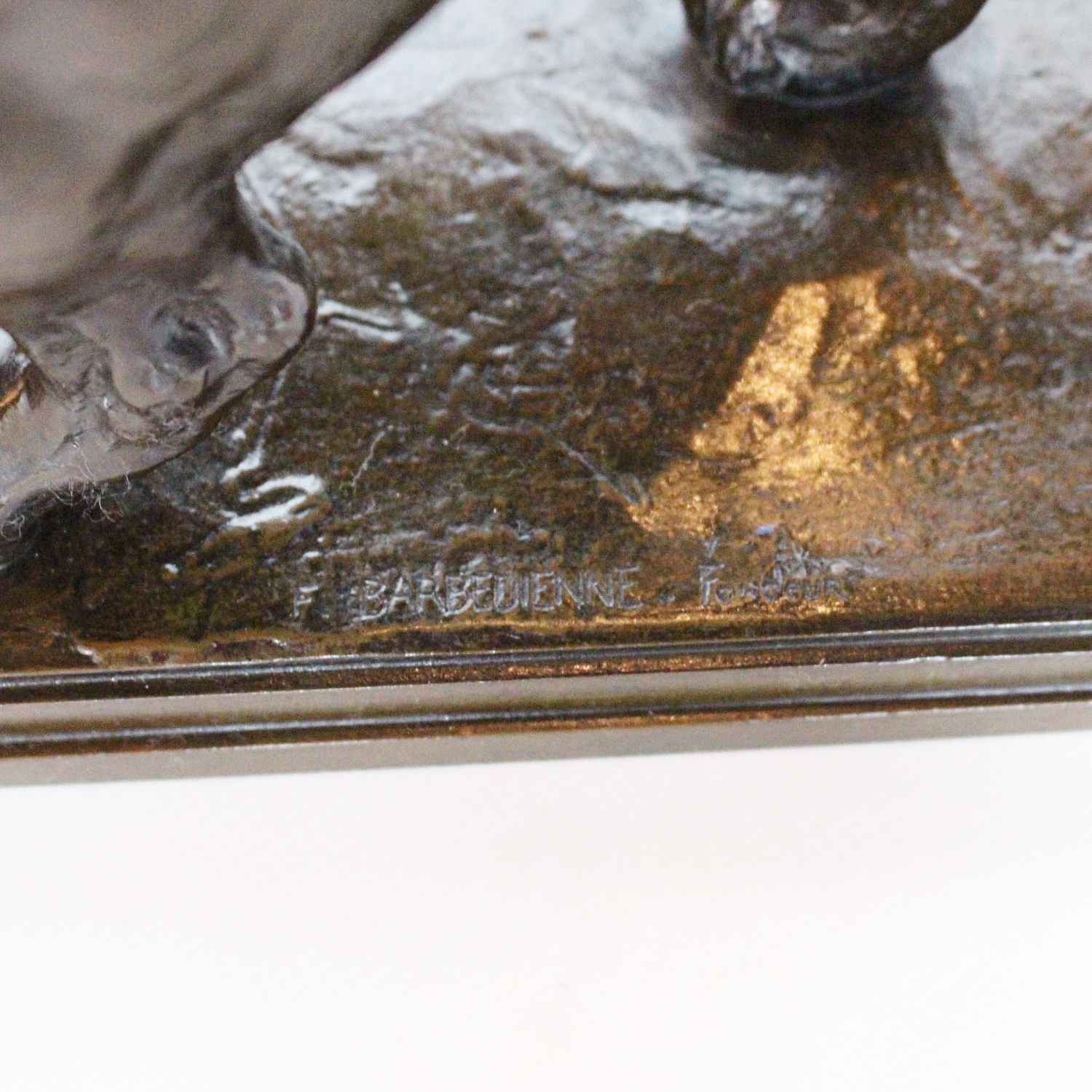 Antoine Louis Barye Walking Lion and Walking Tiger circa 1870 at Jeroen Markies