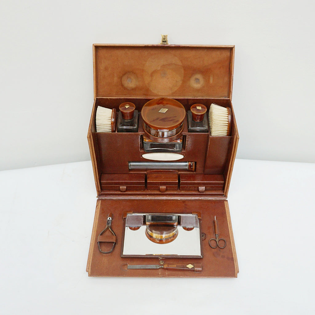 Vintage early 20th century vanity set - Jeroen Markies Art Deco