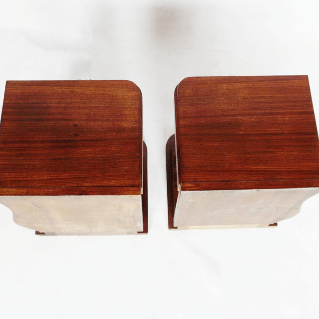 French, Rosewood Art Deco Bedside Cabinets Jeroen Markies Art Deco