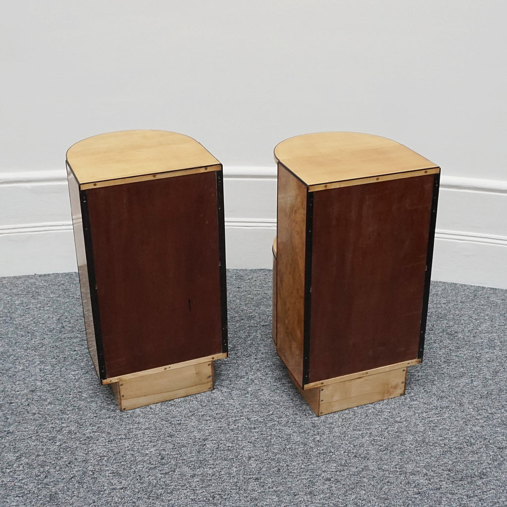 A Pair of Art Deco Bedside Cabinets by James Henry Sellers Circa 1930 English Art Deco - Jeroen Markies Art Deco