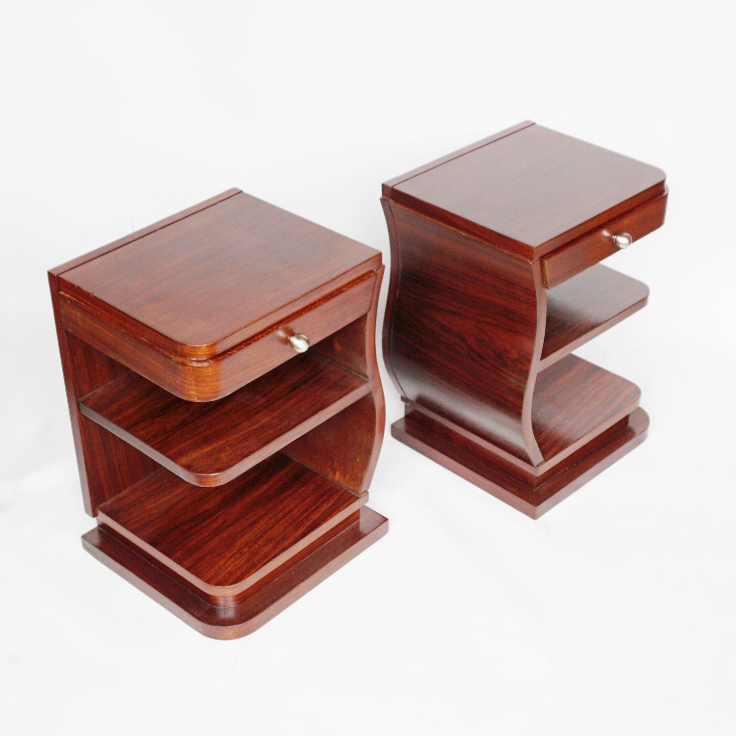 French, Rosewood Art Deco Bedside Cabinets Jeroen Markies Art Deco