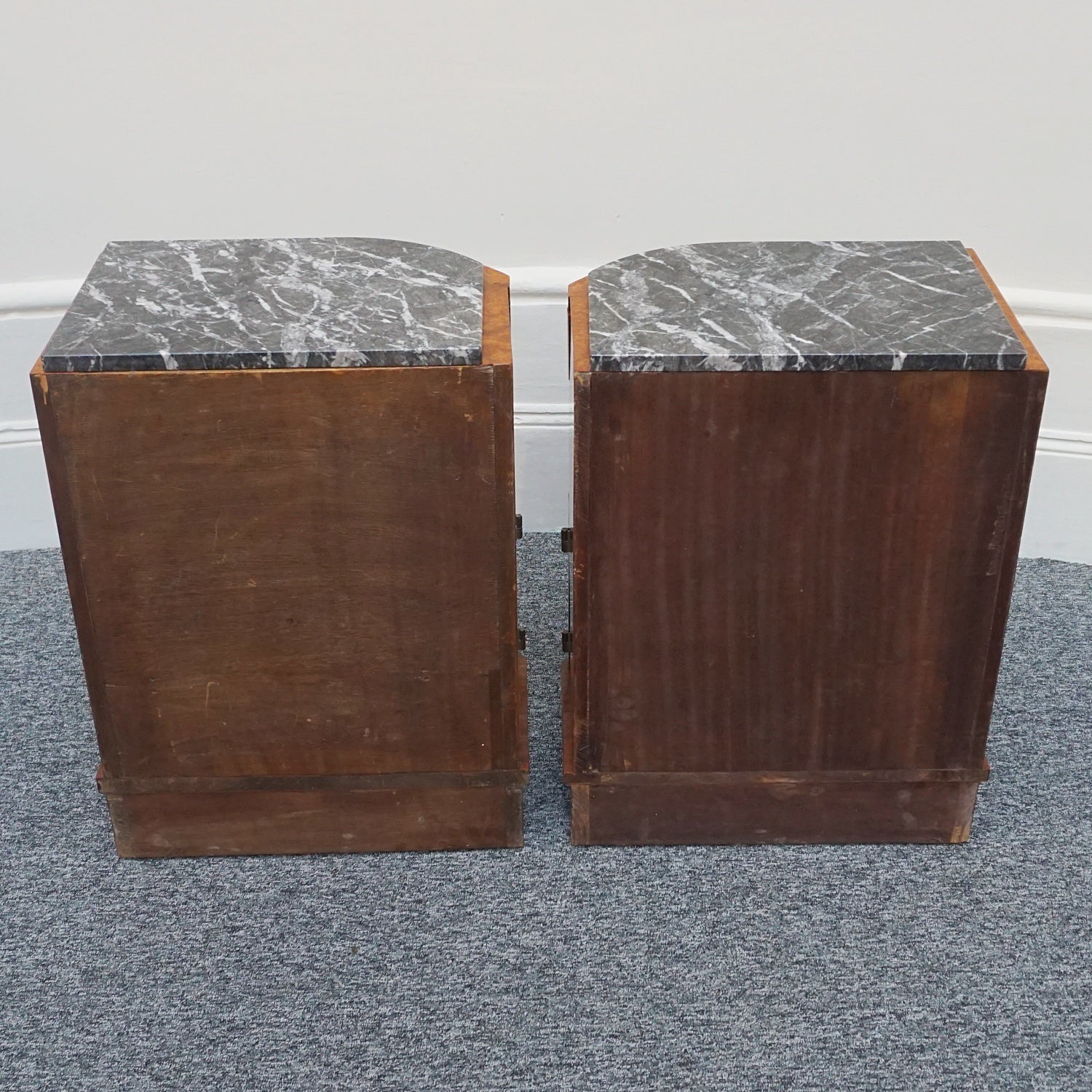 Pair of Vintage Art Deco Bedside Cabinets - French - Circa 1920 - Jeroen Markies Art Deco