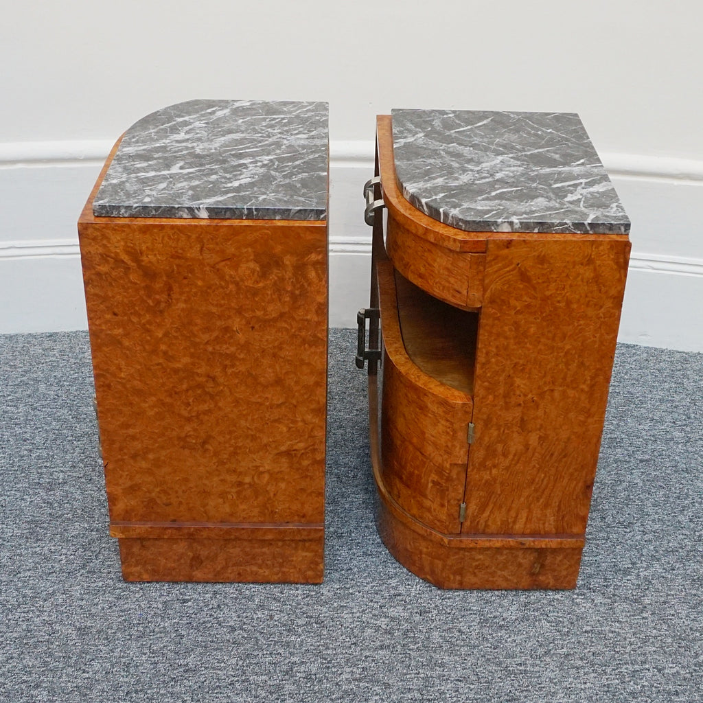 Pair of Vintage Art Deco Bedside Cabinets - French - Circa 1920 - Jeroen Markies Art Deco