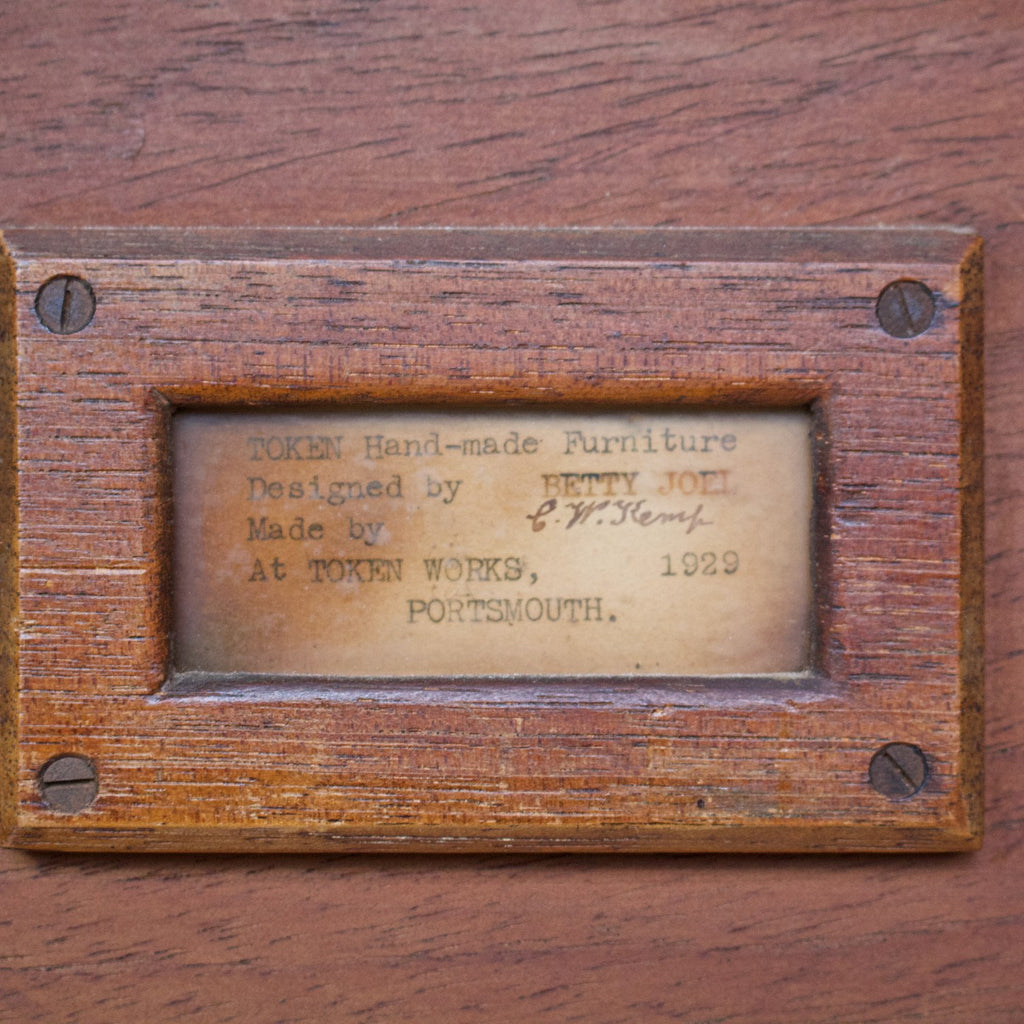 A Signed Art Deco Console Table/Sideboard by Betty Joel Jeroen Markies Art Deco