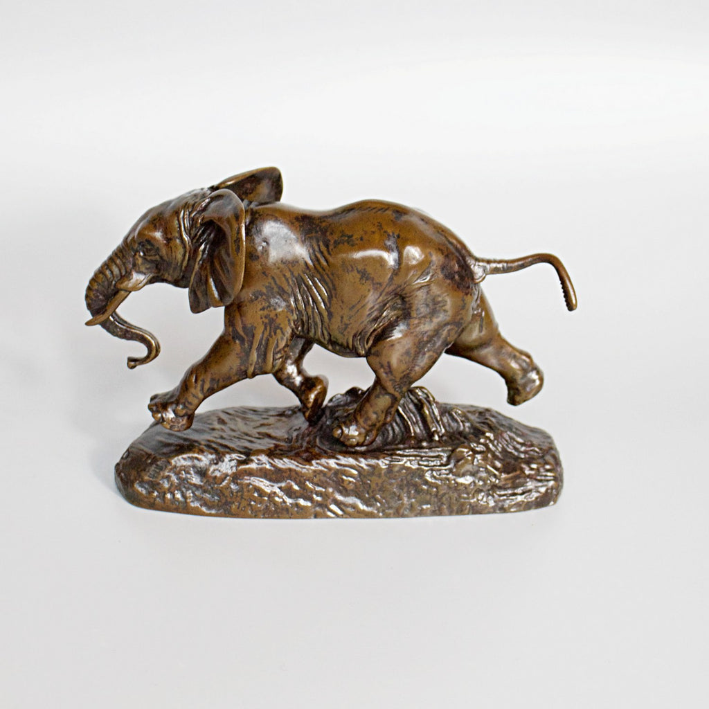 Elephant du Senegal - Art deco sculpture - Jeroen Markies Art Deco